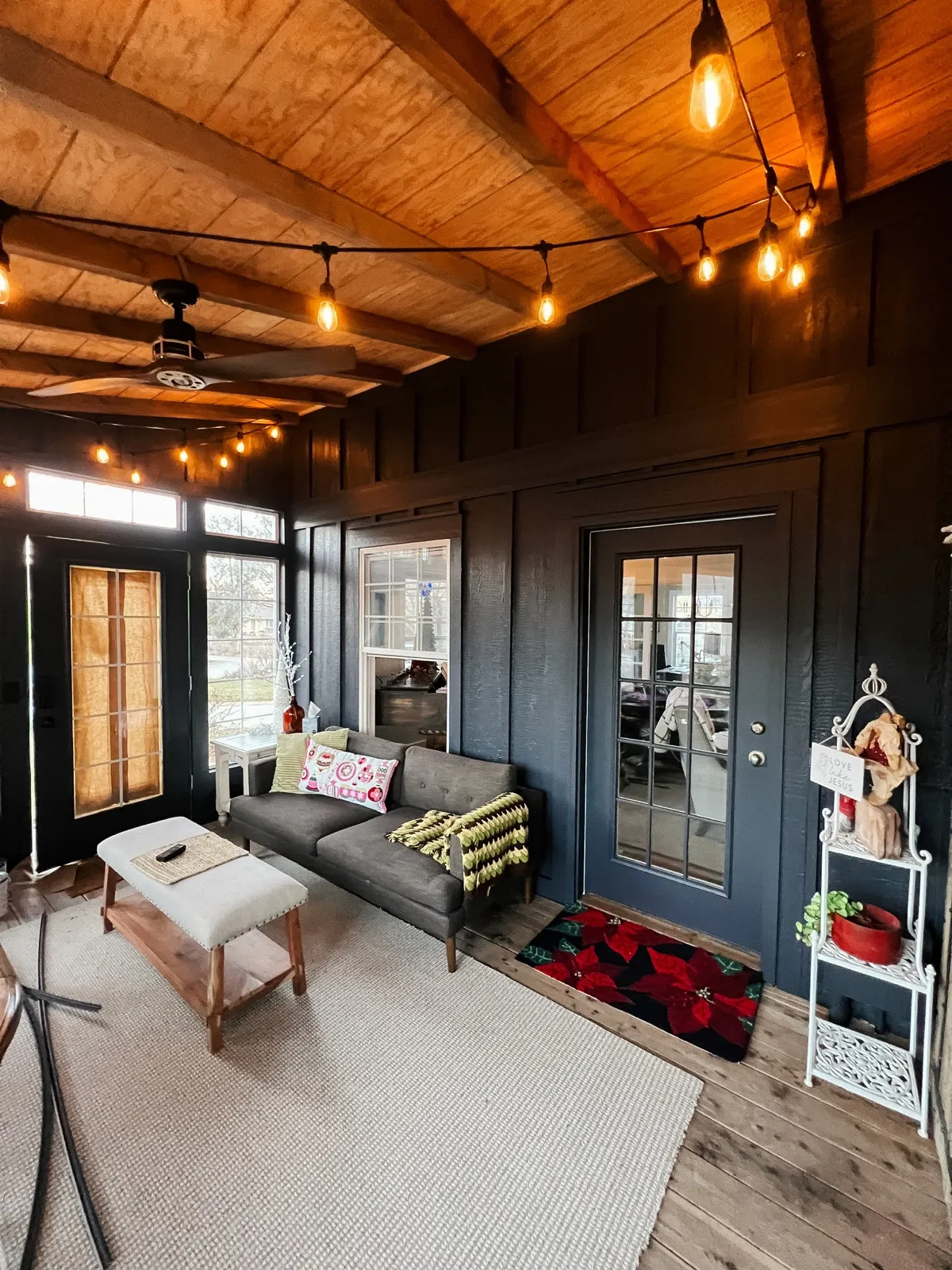 accent wall living room